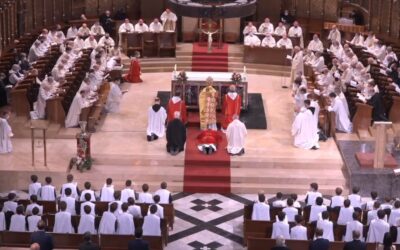 Benedicció del P. Manel Gasch OSB com a nou Abat de Montserrat